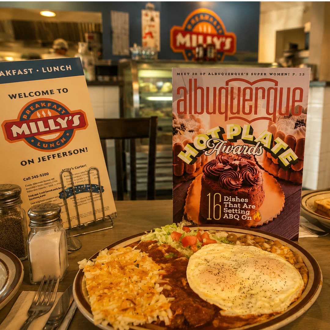 Milley Isc Menu Milly's Breakfast Lunch - Albuquerque, NM
